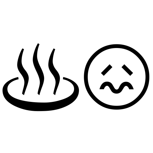 ♨😖 Emoji Domain black and white Symbola rendering